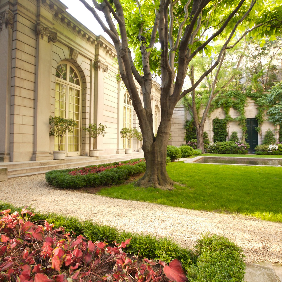 The Frick Collection courtyard garden.