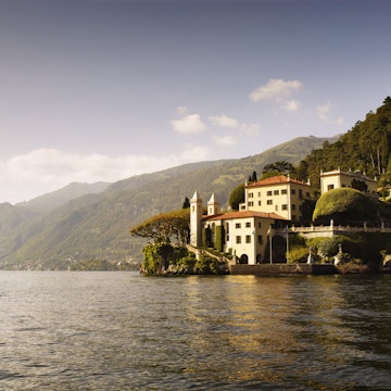 Villa del Balbianello, on shores of Lake Como.