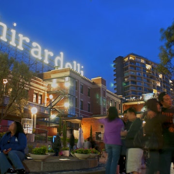 Ghirardelli Square.