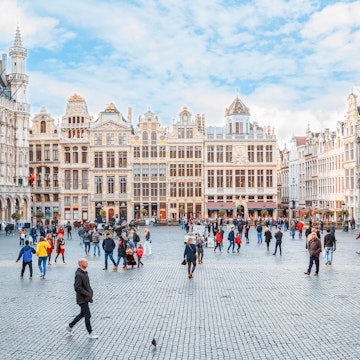 BRUSSELS, BELGIUM - OCTOBER 13, 2016: Grand place, Brussels, Belgium; Shutterstock ID 602490032; your: Sloane Tucker; gl: 65050; netsuite: Online Editorial; full: Destination Landing Page
602490032