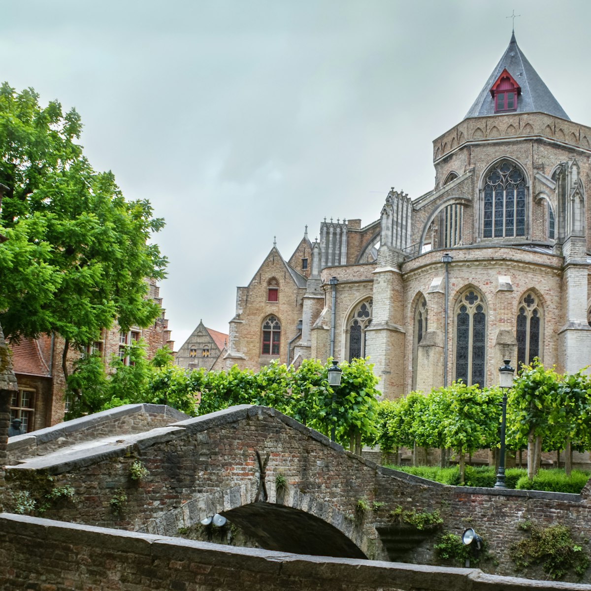 BRUGES, BELGIUM - MAY 25: The Church of Our Lady is a gothic style church was built in XII - XIII century on May 25, 2011 in Bruges.; Shutterstock ID 148605974; Your name (First / Last): Josh Vogel; GL account no.: 56530; Netsuite department name: Online Design; Full Product or Project name including edition: Digital Content/Sights