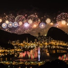 1206122895
Fireworks in Copacabana - stock photo
Fireworks celebrating the arrival of the new year in Copacabana - Rio de Janeiro - photo January 2020