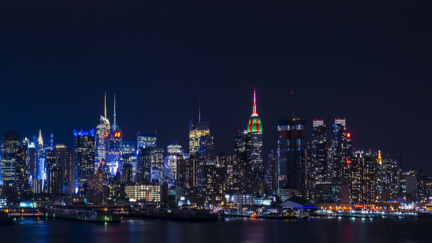 530981309
Building Exterior, Holiday, Empire State Building, Midtown Manhattan, Waterfront, Famous Place, Architecture, Travel Destinations, New York City, River, Pier, Built Structure, Christmas, Hudsonriver, Midtown
Christmas in New York - stock photo
View of the Empire State building lit up like a Christmas present.