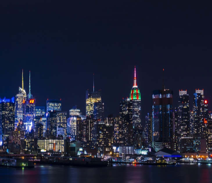 530981309
Building Exterior, Holiday, Empire State Building, Midtown Manhattan, Waterfront, Famous Place, Architecture, Travel Destinations, New York City, River, Pier, Built Structure, Christmas, Hudsonriver, Midtown
Christmas in New York - stock photo
View of the Empire State building lit up like a Christmas present.