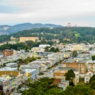 View from de Young Museum, Golden Gate Park, San Francisco.