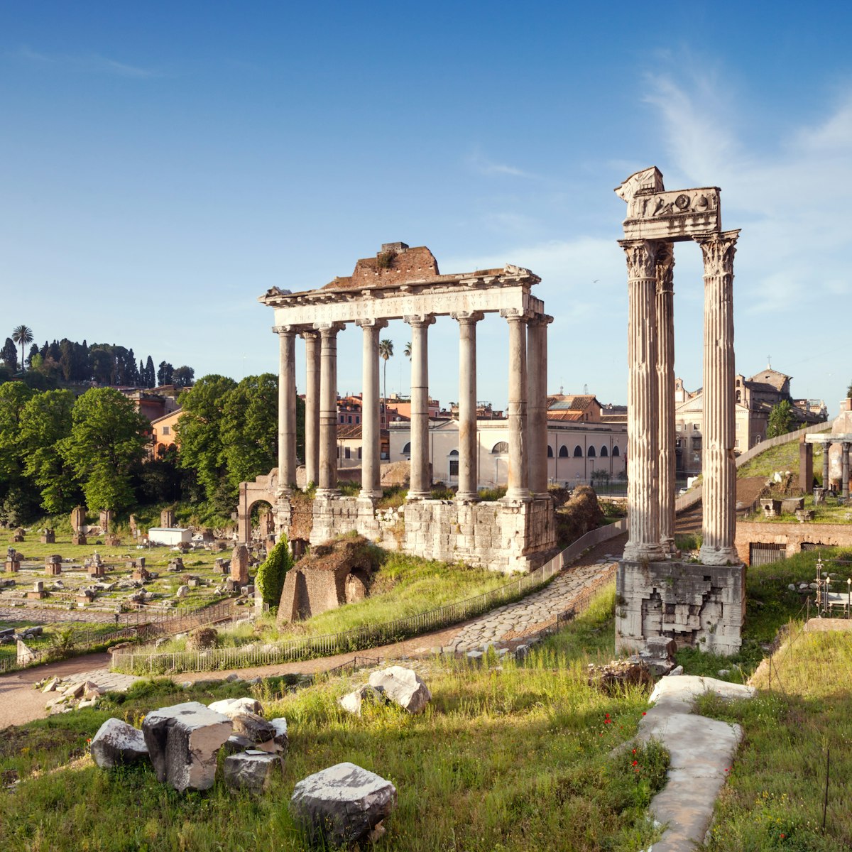 568886113
2015; Ancient History; Ancient Rome; Archaeology; Architecture; Capital Cities; City; Copy Space; Day; High Angle View; International Landmark; Italian Culture; Italy; Lazio; Majestic; No People; Old Ruin; Outdoors; Photography; Roman; Roman Forum; Rome; Rome - Italy; Scenics - Nature; Temple - Building; Temple Of Saturn; The Past; Tourism; Travel Destinations; Vertical;
The temple of Saturn in the Roman Forum, Rome, Lazio.