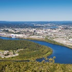 View Of The Tennessee River From Lookout Mountain Near Chattanooga, Tennessee.