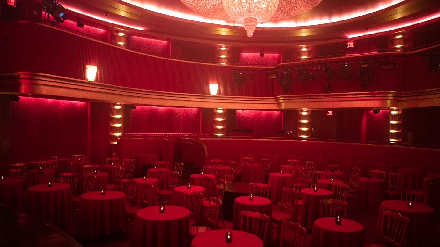 Interior of Faena Theatre in Miami Beach