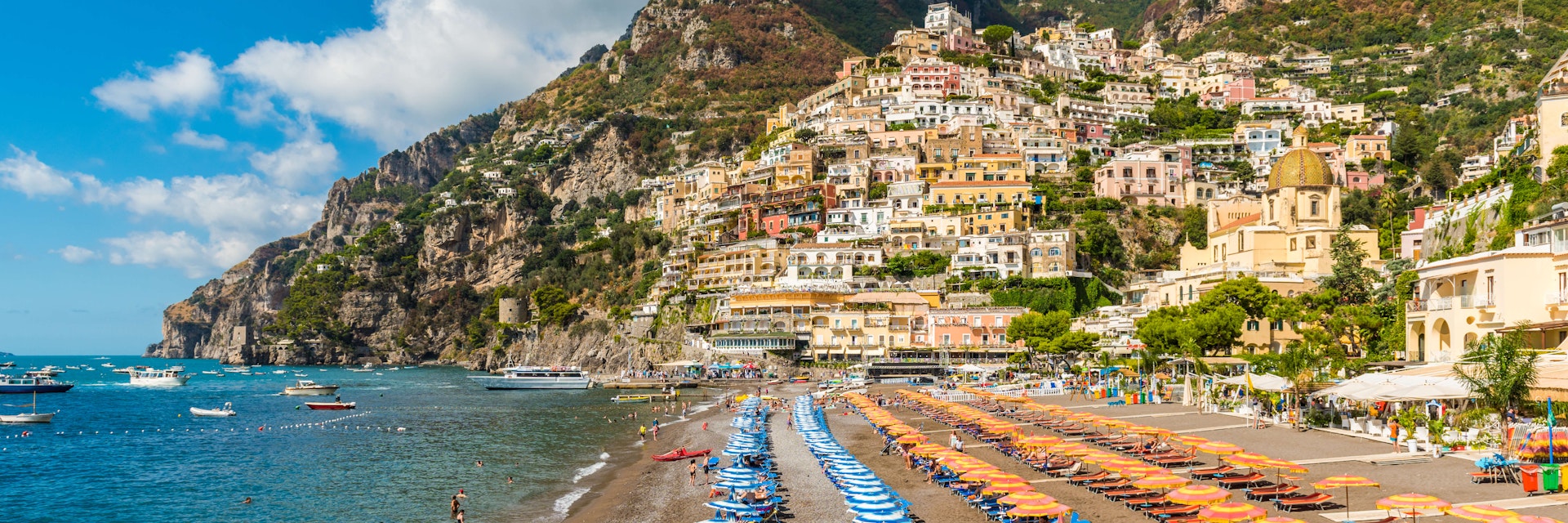 Positano in the sun.