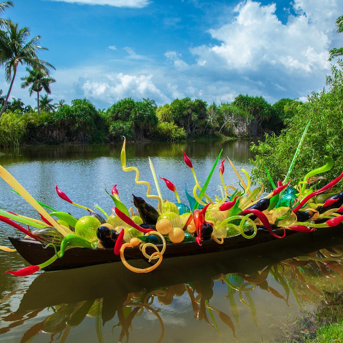 Dale Chihuly Exhibition at Fairchild Tropical Garden ;